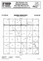 Howes Township, Buffalo Creek, Directory Map, Cass County 2007